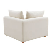 Hangover - Linen Modular Corner Chair - Cream - R&R Furniture Gallery (Fountain Valley, CA)