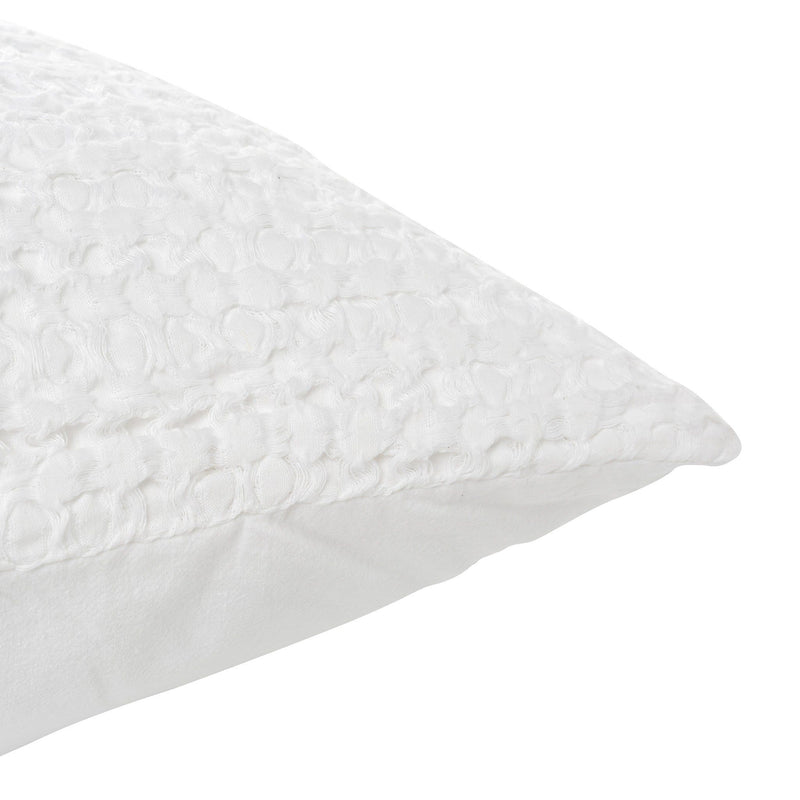 Classic Home Colmar sham with embroidered floral design, soft fabric, and decorative stitching for a cozy bedroom accent.