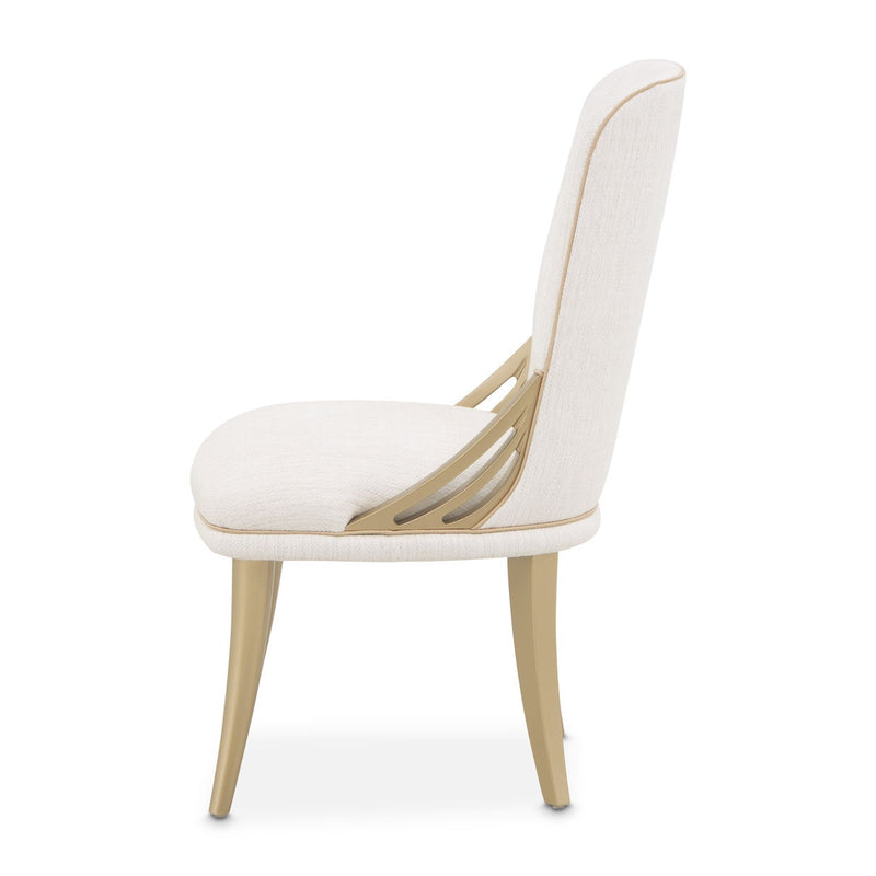 La Terrazza - Dining Side Chair (Set of 2) - Creamy Pearl - R&R Furniture Gallery (Fountain Valley, CA)