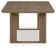Serene Bay - Rectangular Dining Table With Umbrella Option - Dark Brown - R&R Furniture Gallery (Fountain Valley, CA)