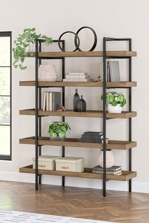 Montia - Bookcase - Light Brown - R&R Furniture Gallery (Fountain Valley, CA)