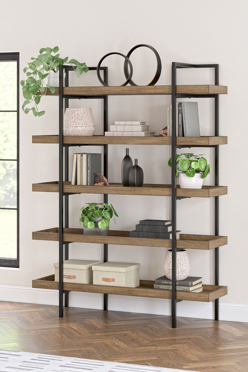 Montia - Bookcase - Light Brown - R&R Furniture Gallery (Fountain Valley, CA)