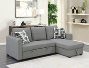 Pensole - Reversible Pop - Up Sleeper Sectional - R&R Furniture Gallery (Fountain Valley, CA)