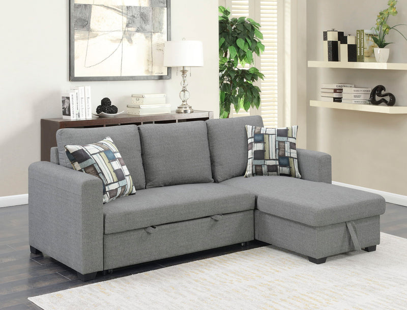 Pensole - Reversible Pop - Up Sleeper Sectional - R&R Furniture Gallery (Fountain Valley, CA)
