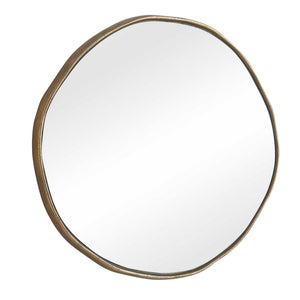 Lowen - Round Mirror - Brass