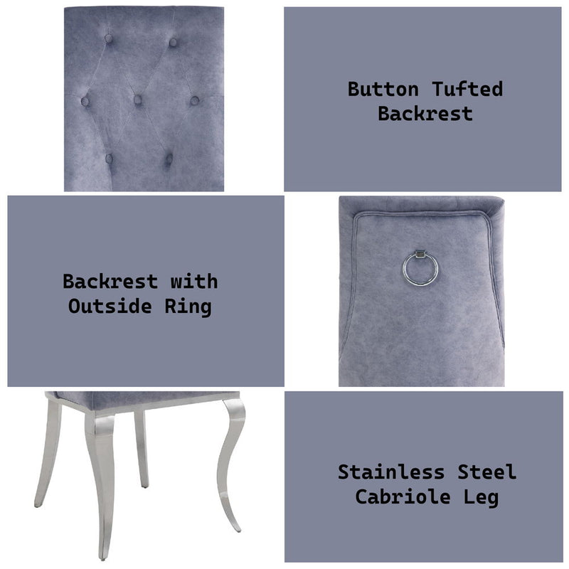 Dekel - Side Chair - R&R Furniture Gallery (Fountain Valley, CA)