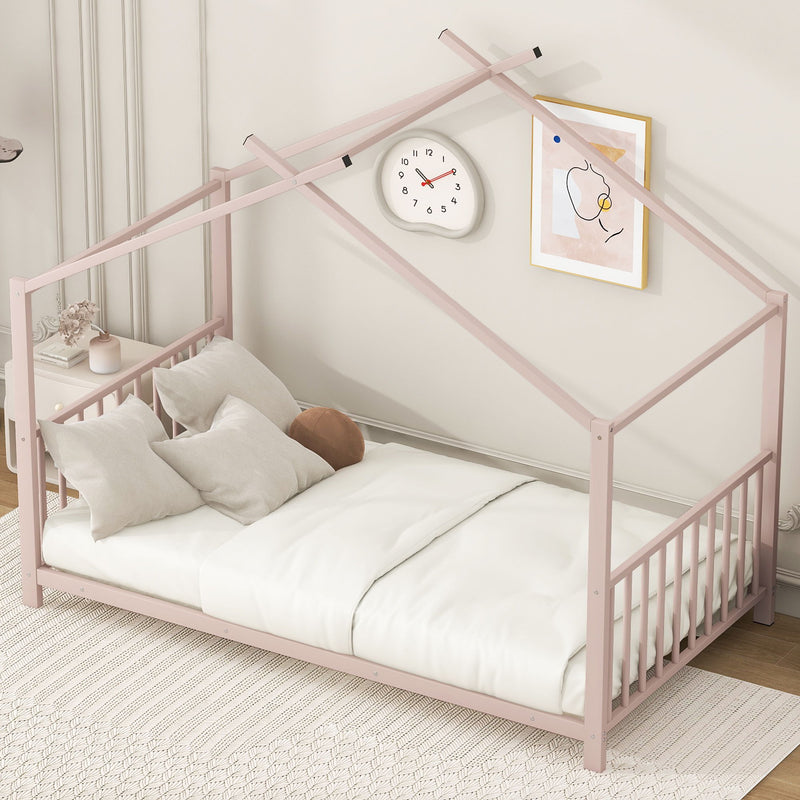 Metal House Platform Bed With Modern Design And Durable Frame - R&R Furniture Gallery (Fountain Valley, CA)