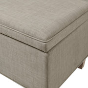 Caymus - Rectangular Soft Close Storage Bench - Light Gray - R&R Furniture Gallery (Fountain Valley, CA)