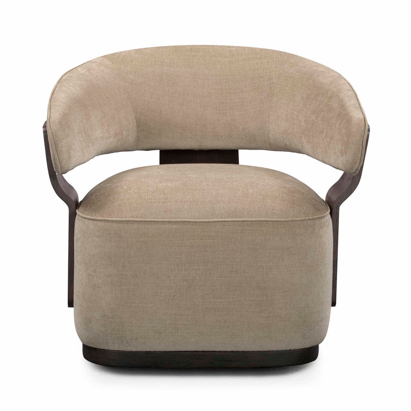 Madison - Linen Chenille Swivel Accent Chair - R&R Furniture Gallery (Fountain Valley, CA)