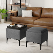 Natasha - Multifunctional Storage Ottoman With Tray - R&R Furniture Gallery (Fountain Valley, CA)