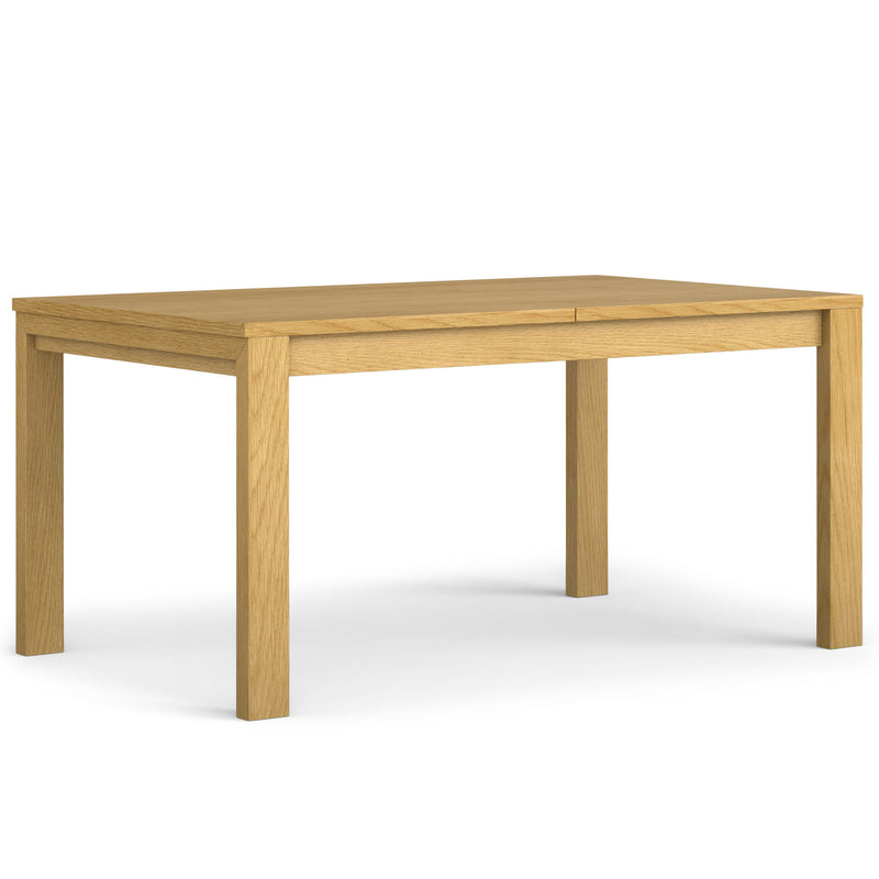 Wilson handcrafted dining table by Simpli-Home with a wooden top and sturdy legs, ideal for family or formal dining rooms.