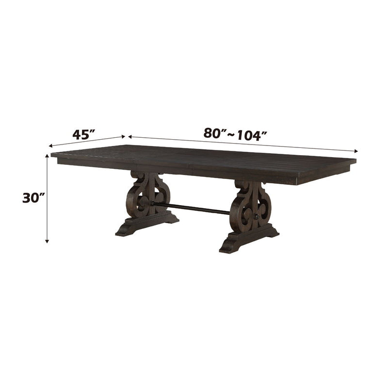 Maisha - Dining Table - Rustic Walnut - R&R Furniture Gallery (Fountain Valley, CA)