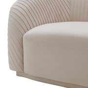 Yara - Pleated Velvet Sofa - R&R Furniture Gallery (Fountain Valley, CA)