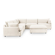 Caplan - 6 Piece Modular Sectional With Ottoman - R&R Furniture Gallery (Fountain Valley, CA)