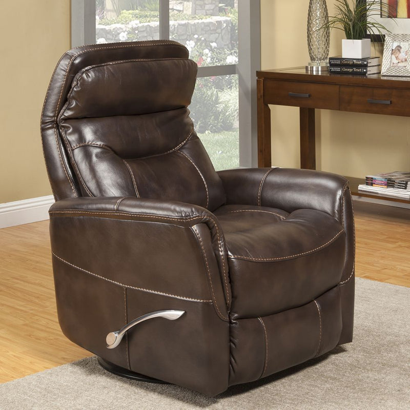 Gemini - Manual Swivel Glider Recliner - R&R Furniture Gallery (Fountain Valley, CA)