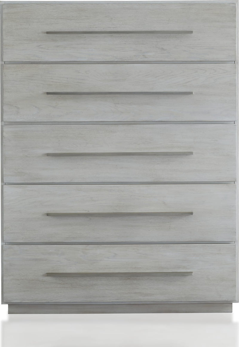 Destination Five Drawer Chest in Cotton Grey (2024)