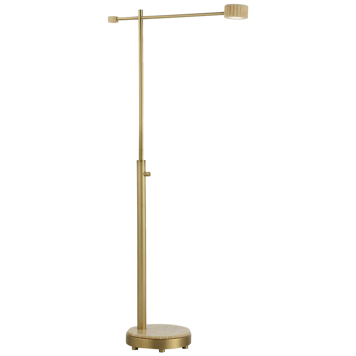 Floral Dollop - Floor Lamp - Gold