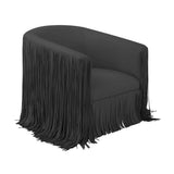 Shag Me - Vegan Leather Swivel Chair - R&R Furniture Gallery (Fountain Valley, CA)