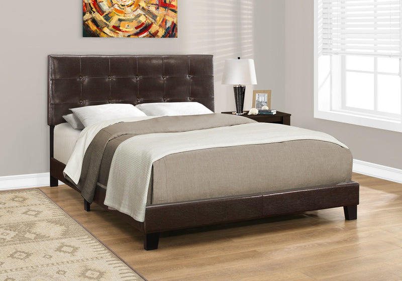 Bed, Upholstered, Frame Only, Transitional - R&R Furniture Gallery (Fountain Valley, CA)