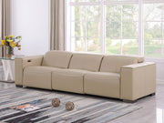 1208 - Power Reclining Sofa - Beige - R&R Furniture Gallery (Fountain Valley, CA)