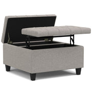 Harrison - Upholstered Coffee Table Storage Ottoman - R&R Furniture Gallery (Fountain Valley, CA)
