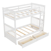 Bunk Bed With Ladders And 2 Storage Drawers - R&R Furniture Gallery (Fountain Valley, CA)