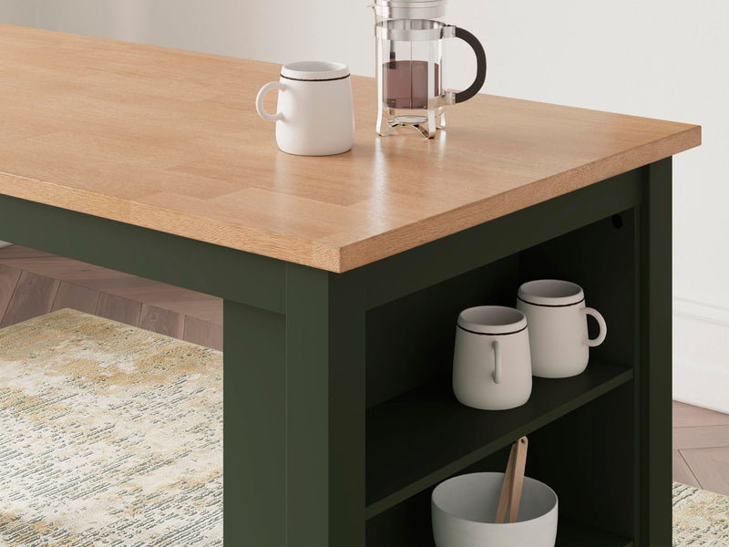 Rectangular dining room counter table by Signature Design by Ashley, featuring a sleek wood finish and sturdy construction.