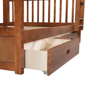 Bunk Bed With Ladders And 2 Storage Drawers - R&R Furniture Gallery (Fountain Valley, CA)