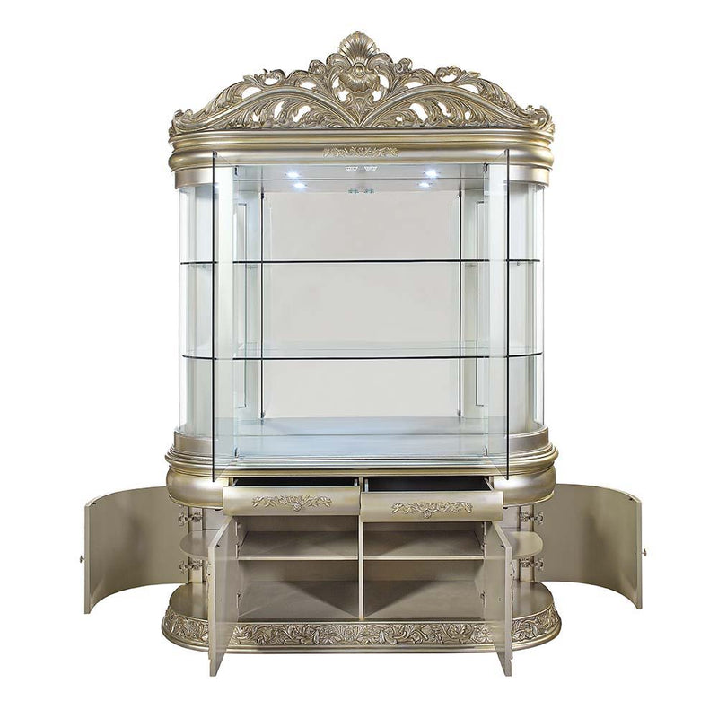 Sorina - Curio - Antique Gold - R&R Furniture Gallery (Fountain Valley, CA)