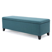 Contemporary Storage Ottoman Bench With Upholstery - R&R Furniture Gallery (Fountain Valley, CA)
