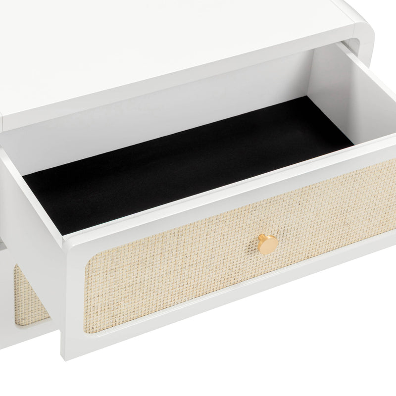 Patty - Rattan 2-Drawer Nightstand - R&R Furniture Gallery (Fountain Valley, CA)