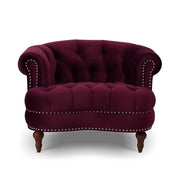 La Rosa - Victorian Tufted Upholstered Accent Chair - R&R Furniture Gallery (Fountain Valley, CA)