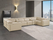 1224 - 8-Piece U-Shaped Sectional Sofa In With 4 Power Recliners & Power Headrest - R&R Furniture Gallery (Fountain Valley, CA)