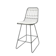 Yearning - Iron Counter Stool With Water Resistant Cushion - R&R Furniture Gallery (Fountain Valley, CA)