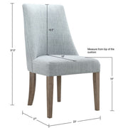Comfortable Dining Chair Upholstered (Set of 2) - R&R Furniture Gallery (Fountain Valley, CA)
