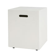 Modern Tank Holder Side Table With Smooth Concrete Surface - R&R Furniture Gallery (Fountain Valley, CA)