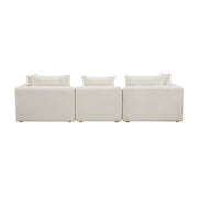 Hangover - Boucle Fabric Sofa - Cream - R&R Furniture Gallery (Fountain Valley, CA)
