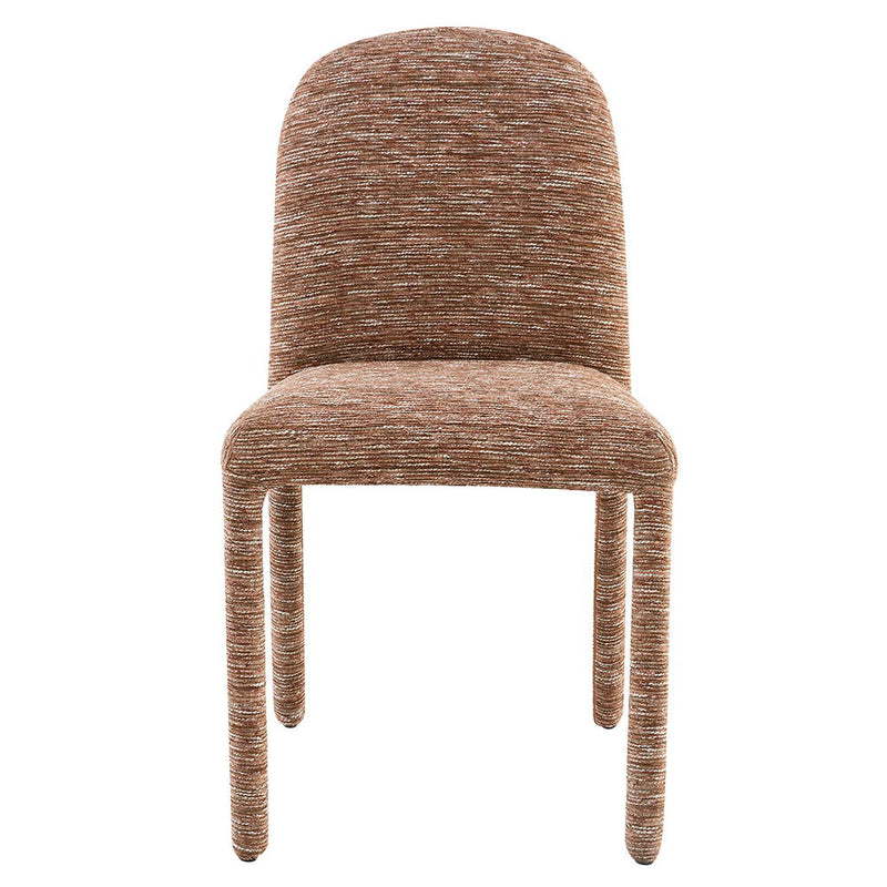 Lidi - Side Chair (Set of 2) - Brown Chenille - R&R Furniture Gallery (Fountain Valley, CA)