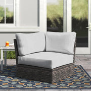 Shick - Corner Wedge Patio Chair With Cushions - R&R Furniture Gallery (Fountain Valley, CA)