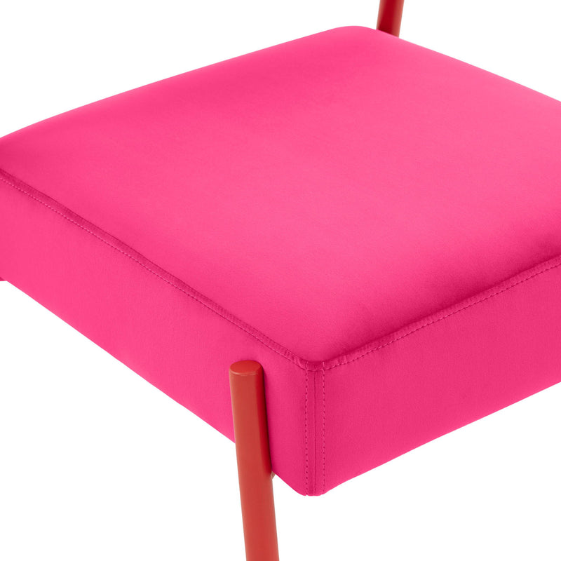 Jolene - Velvet Dining Chair - R&R Furniture Gallery (Fountain Valley, CA)