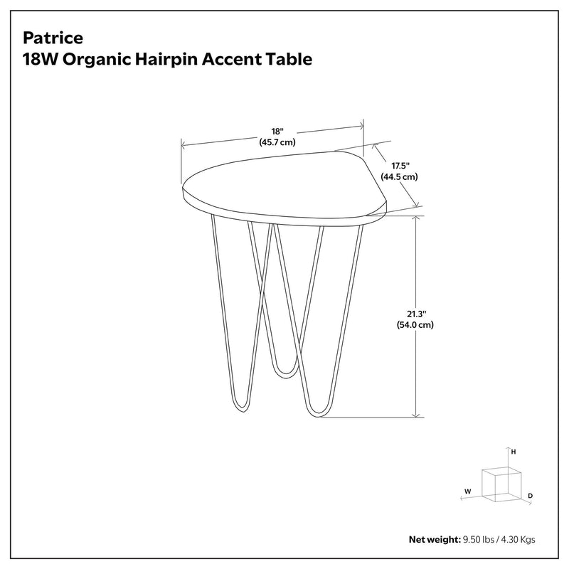 Patrice - Handcrafted Metal And Wood Accent Table - R&R Furniture Gallery (Fountain Valley, CA)