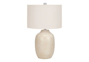 Table Lamp, Lighting, Ceramic, Contemporary - Cream - R&R Furniture Gallery (Fountain Valley, CA)