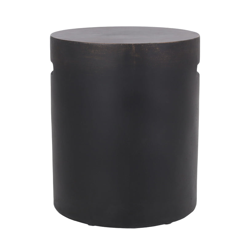 Outdoor End Table With Cutout Handle - Copper - R&R Furniture Gallery (Fountain Valley, CA)