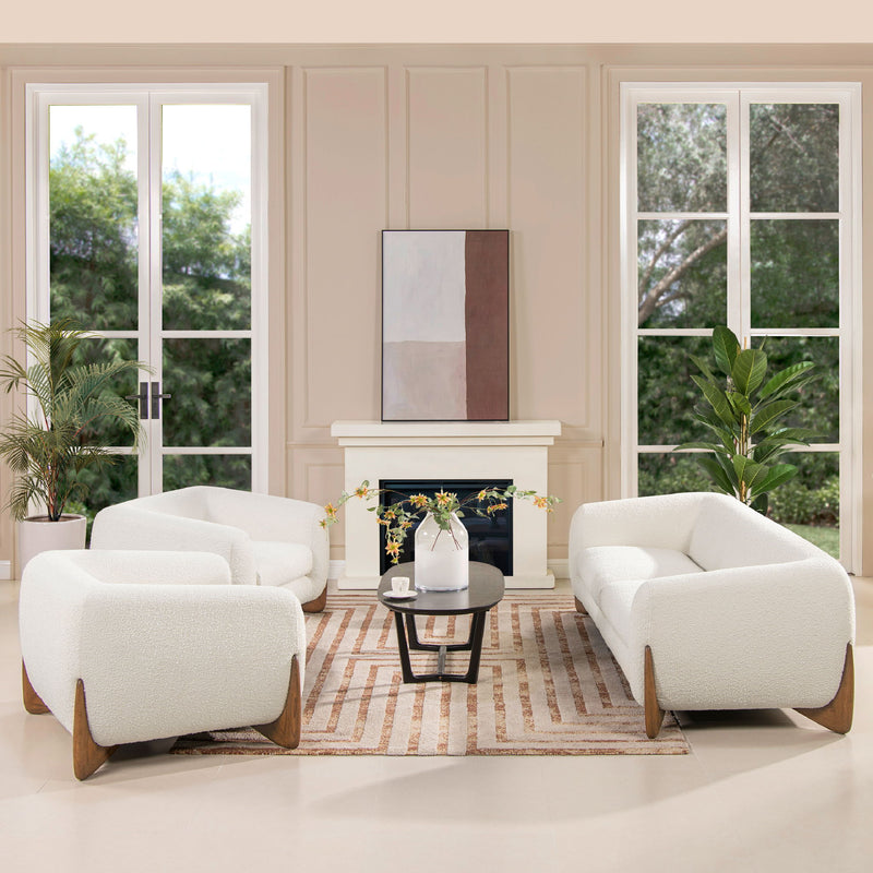 Alpine - Sherpa Arm Chair - R&R Furniture Gallery (Fountain Valley, CA)