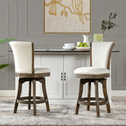 Henry - Armless Swivel Counter Height Bar Stool - R&R Furniture Gallery (Fountain Valley, CA)