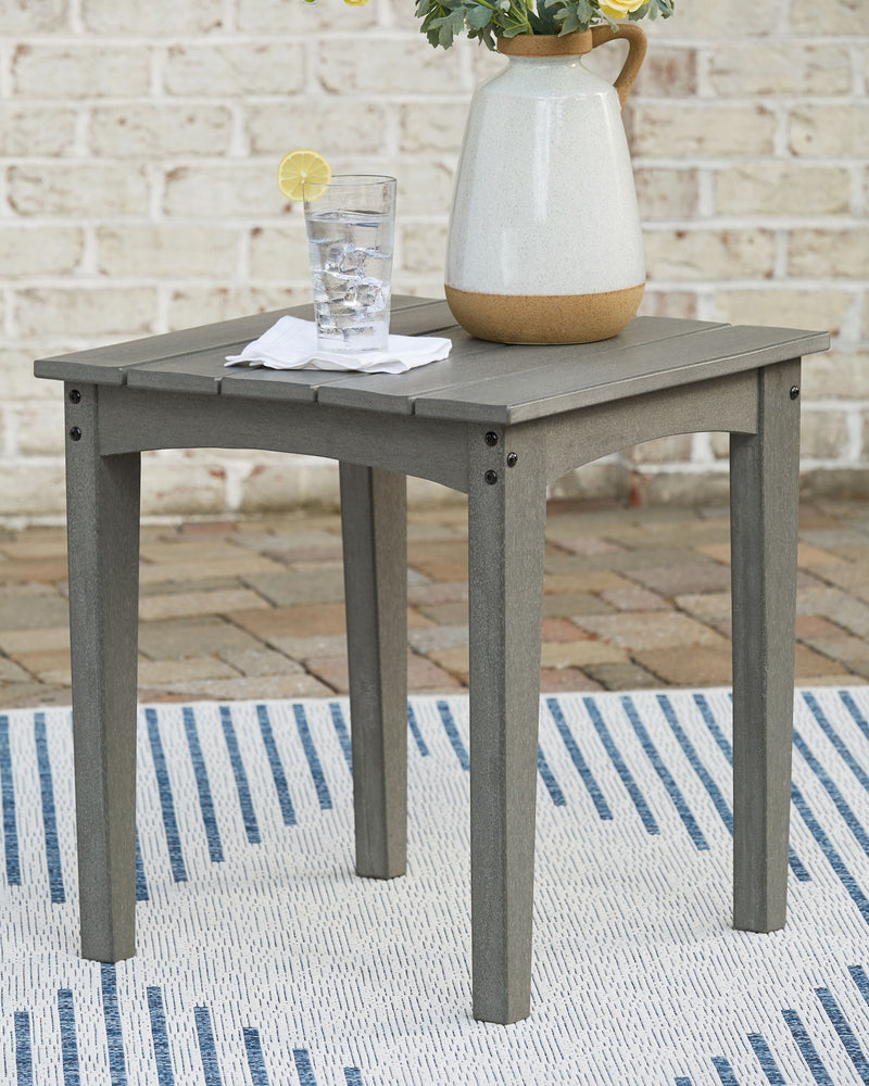Visola - Square End Table - Gray - R&R Furniture Gallery (Fountain Valley, CA)
