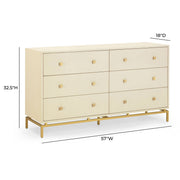 Pesce - 6 Drawer Dresser - R&R Furniture Gallery (Fountain Valley, CA)
