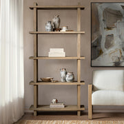 Karlla - Bookshelf - Natural Clay - R&R Furniture Gallery (Fountain Valley, CA)