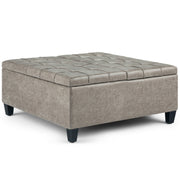 Harrison - Upholstered Coffee Table Storage Ottoman - R&R Furniture Gallery (Fountain Valley, CA)