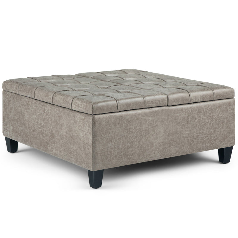 Harrison - Upholstered Coffee Table Storage Ottoman - R&R Furniture Gallery (Fountain Valley, CA)